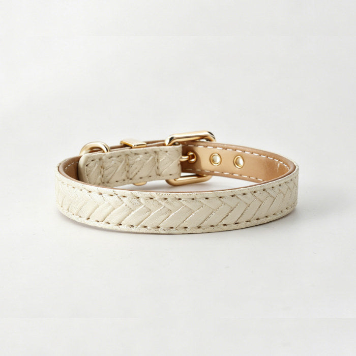 The Gentle Fit – Custom Engraved Leather Dog Collar