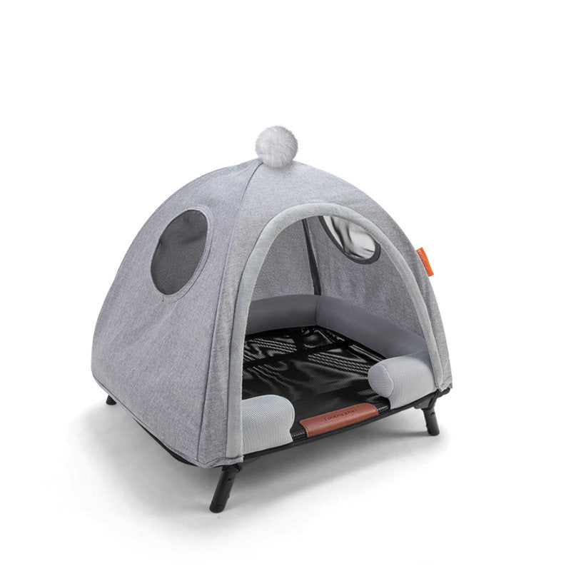 The Foldable Pet Tent Bed-Detachable Moisture-Resistant Dog House