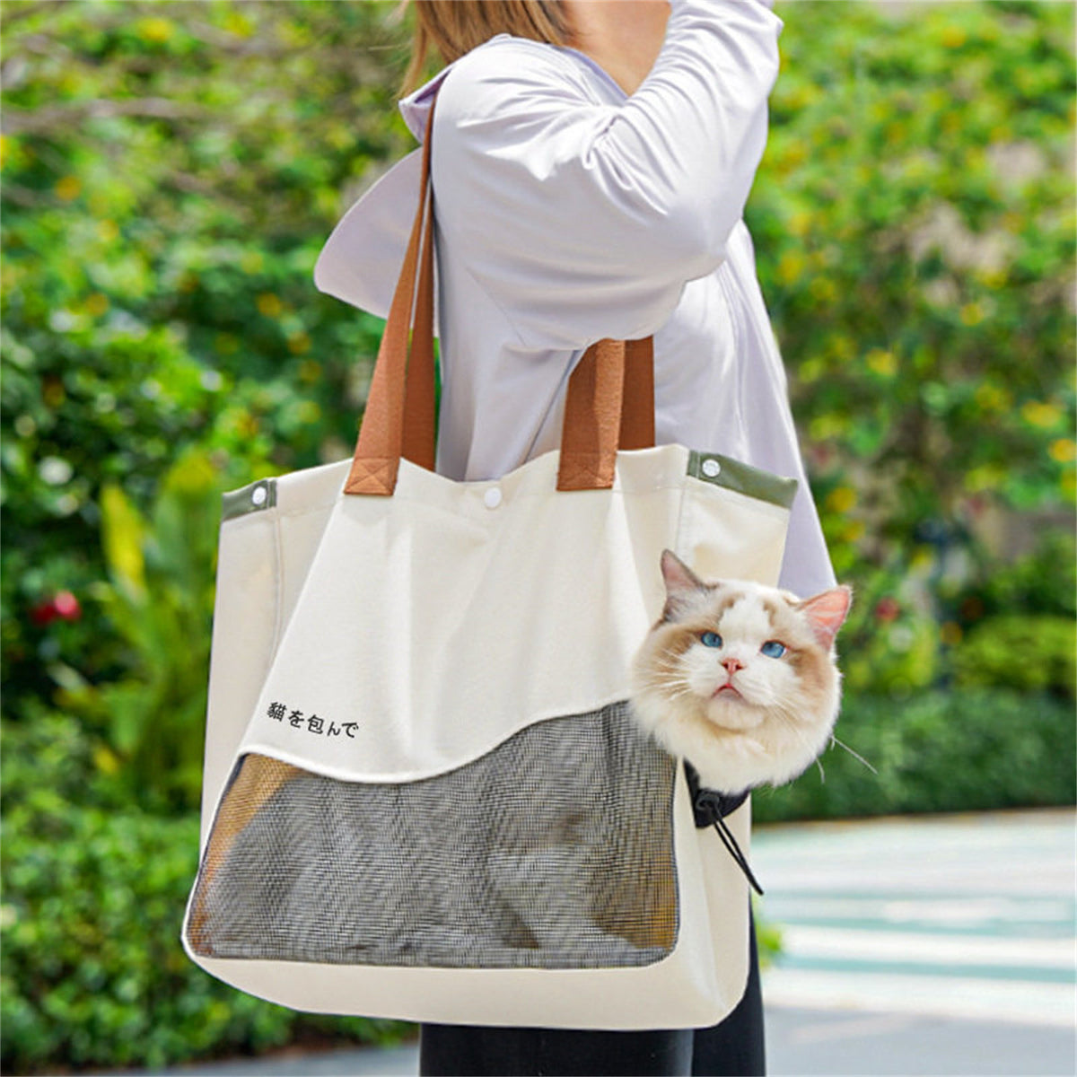 The Lion Cub – Cat & Small Dog Carrier With Head-Out Design.