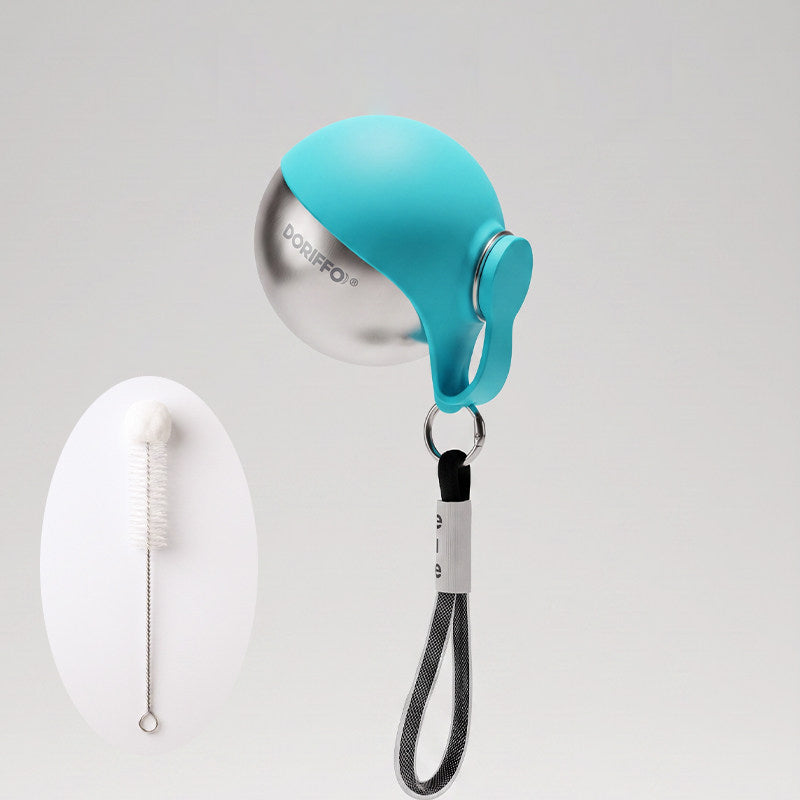 The Steel Fold – Collapsible Stainless Steel Pet Water Bottle.