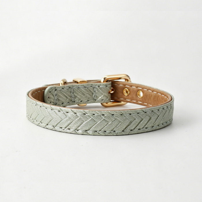 The Gentle Fit – Custom Engraved Leather Dog Collar