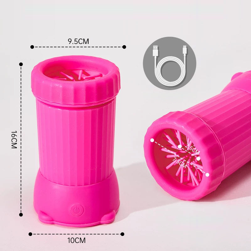 The Automatic Pet Paw Washer-Dog & Cat Foot Scrubber