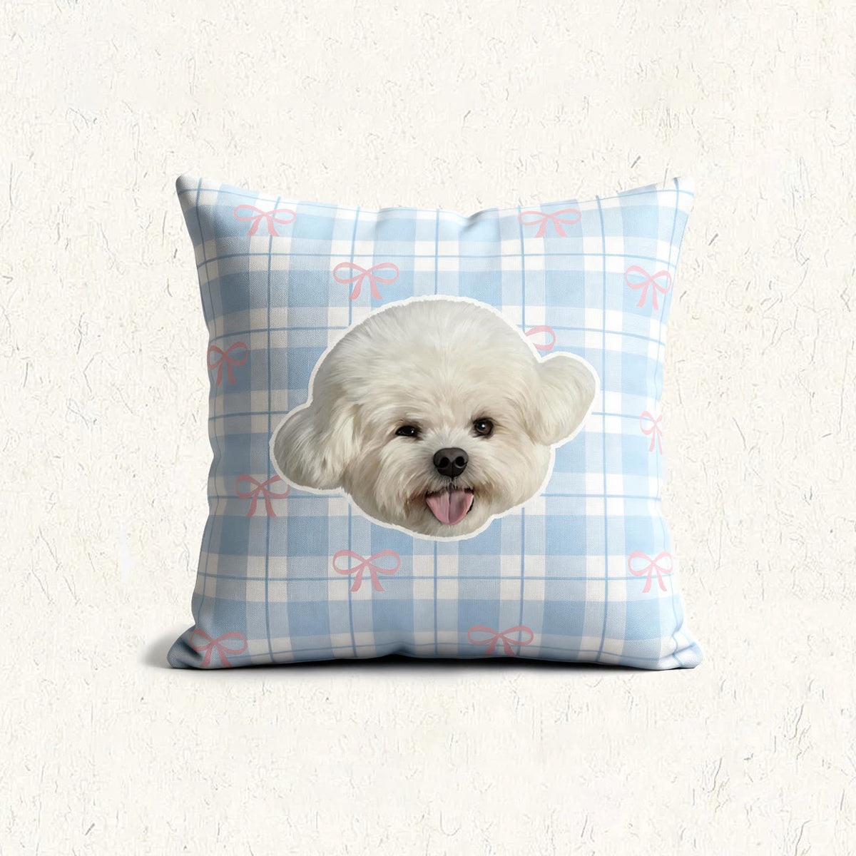 The Memory Hug – Custom Pet Portrait Pillow