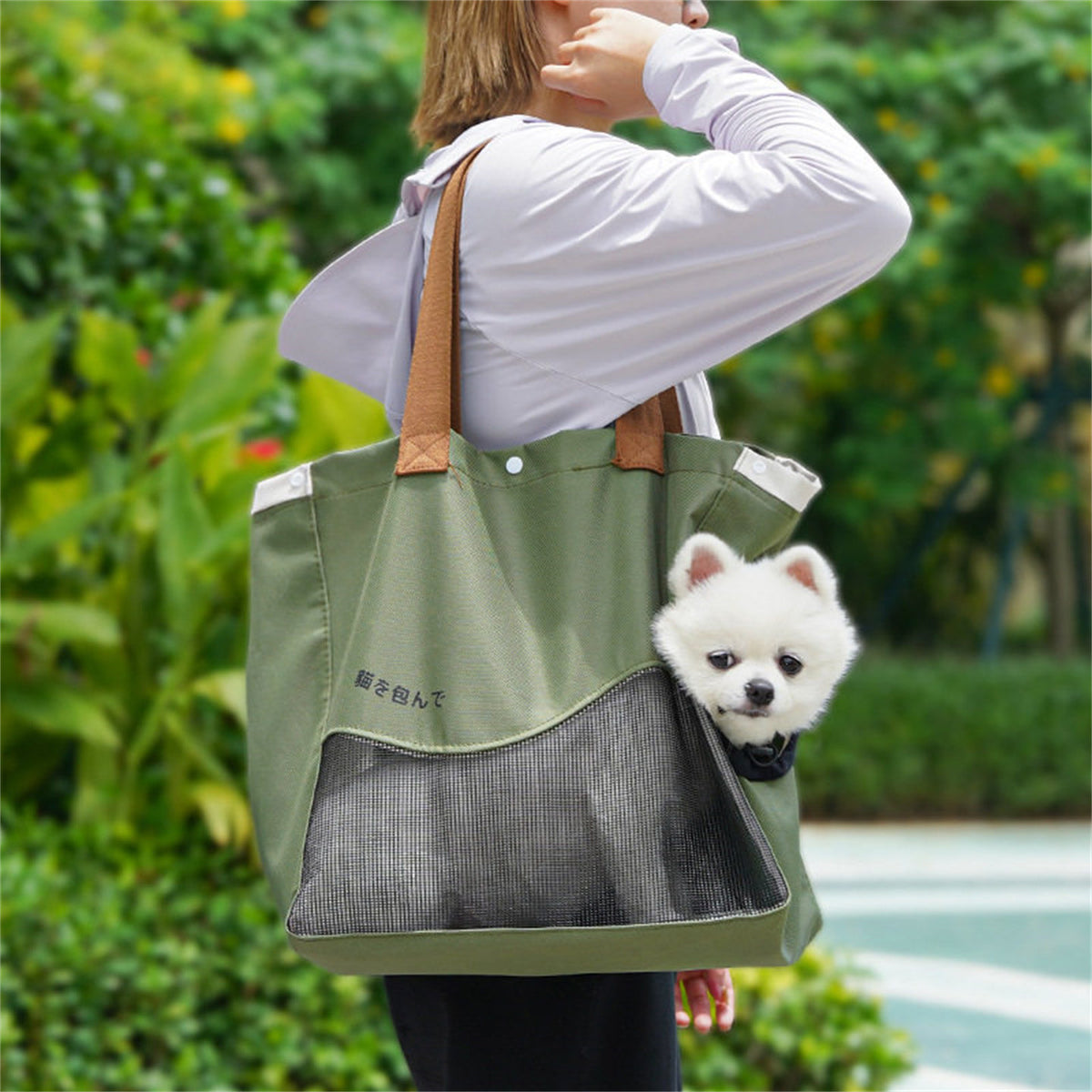 The Lion Cub – Cat & Small Dog Carrier With Head-Out Design.
