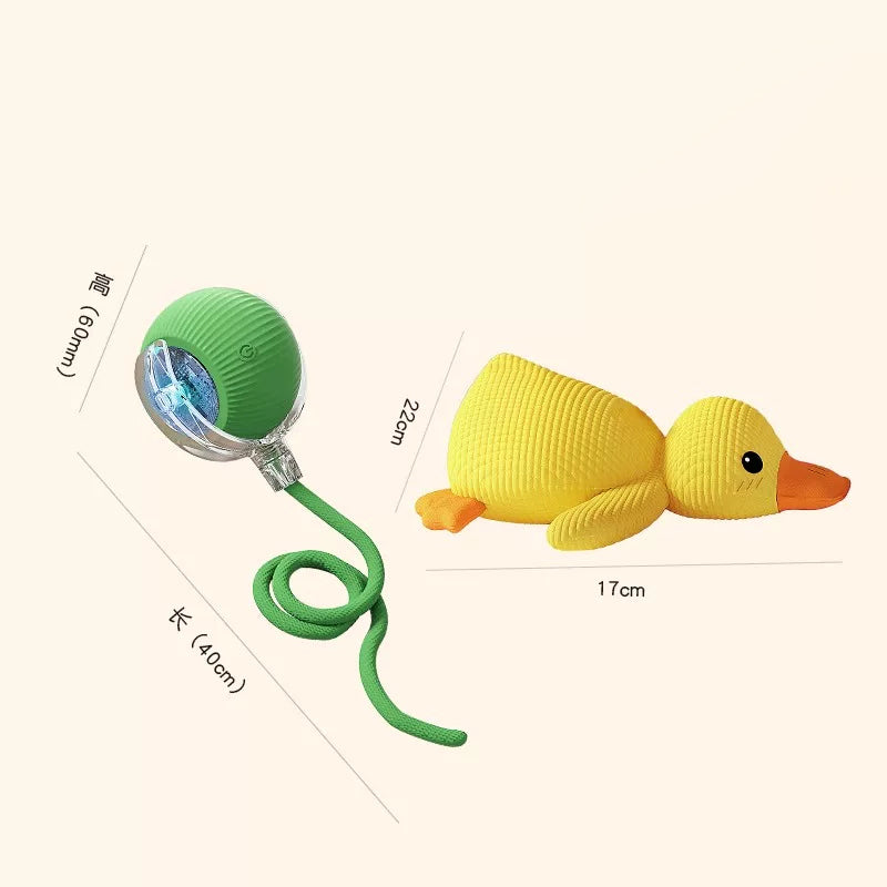 The Auto Fetch – Smart Electric Jump Ball With Rope For Dogs.