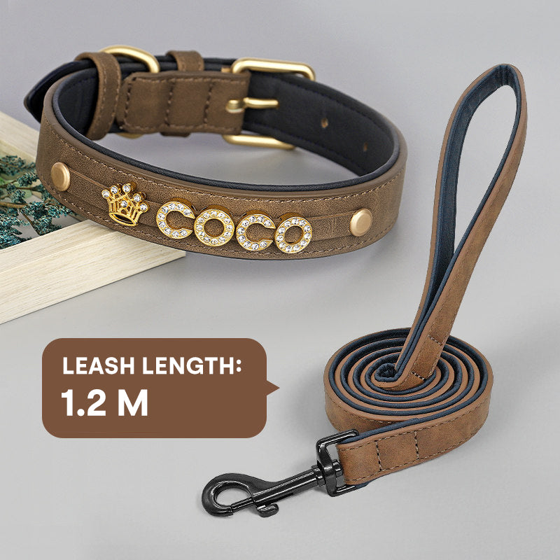 The Rhinestone Letter Pet Collar – Personalized DIY Dog Collar