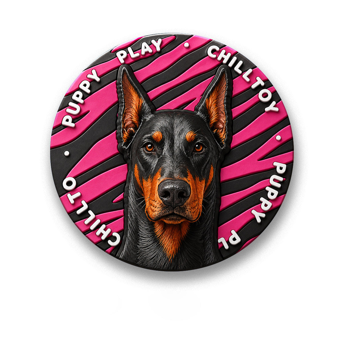 The Painted Relief – Custom Hand-Painted 3D Pet Fridge Magnet.