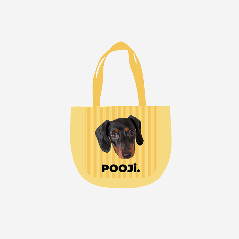 The Tote Bag-Personalized Pet Photo