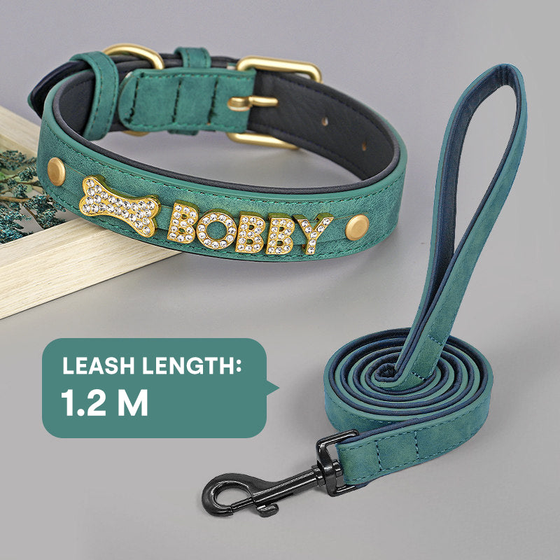 The Rhinestone Letter Pet Collar – Personalized DIY Dog Collar