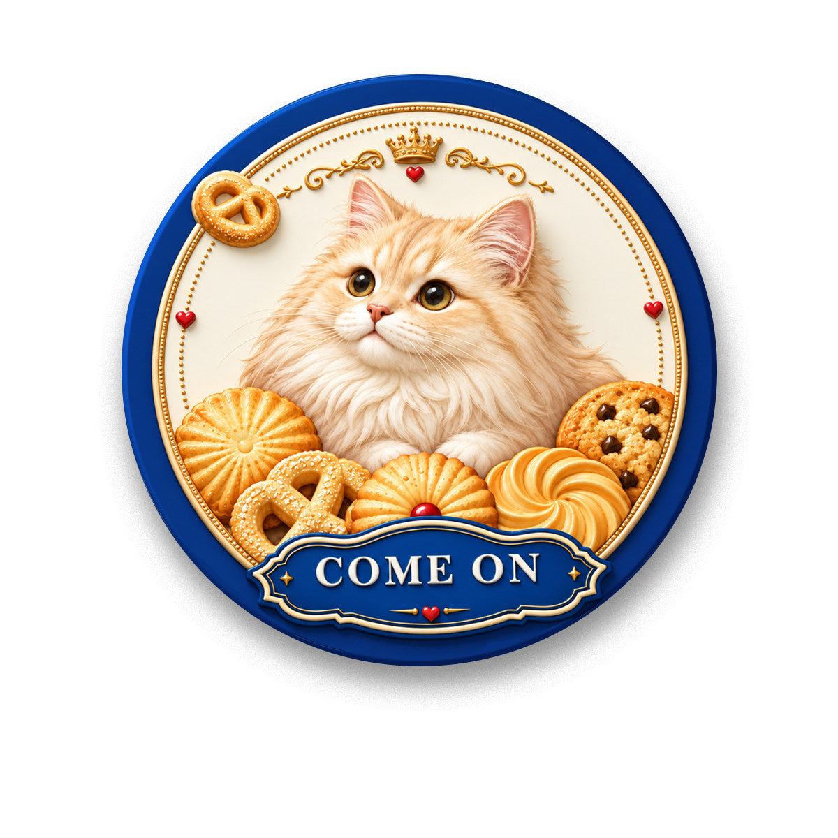 The Painted Relief – Custom Hand-Painted 3D Pet Fridge Magnet.