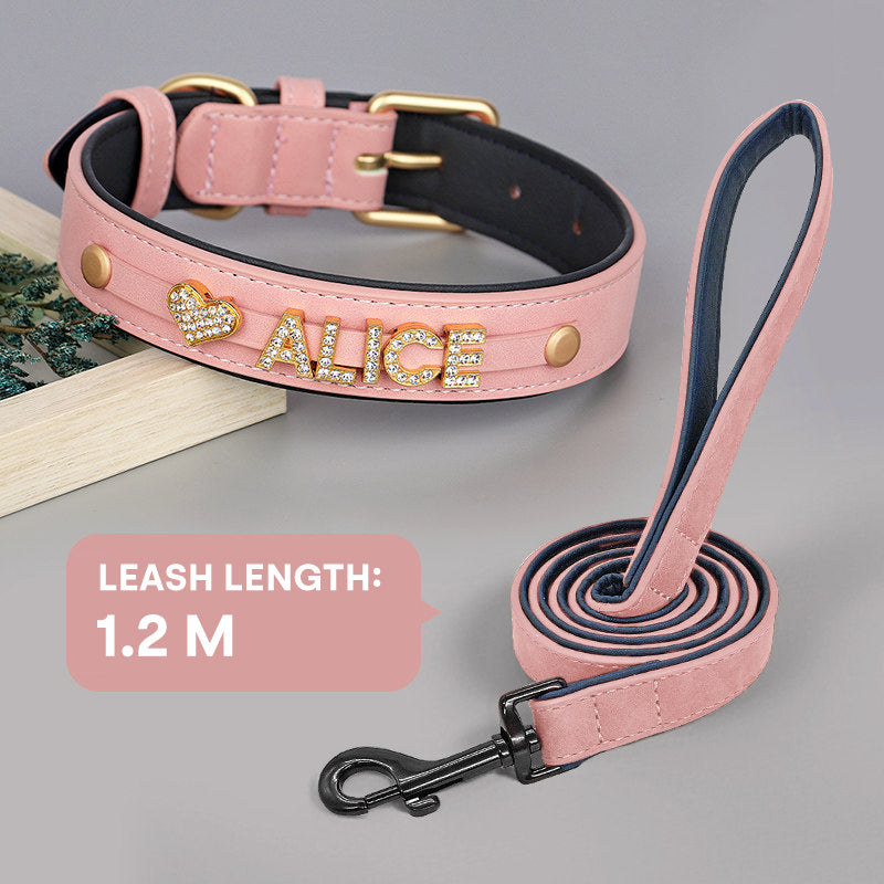 The Rhinestone Letter Pet Collar – Personalized DIY Dog Collar