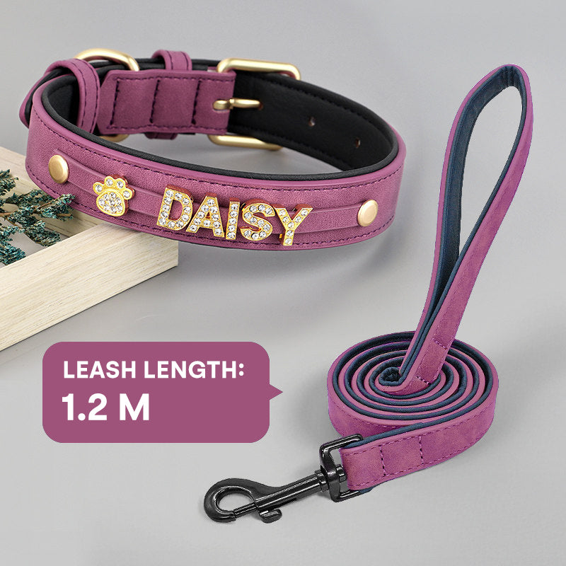 The Rhinestone Letter Pet Collar – Personalized DIY Dog Collar