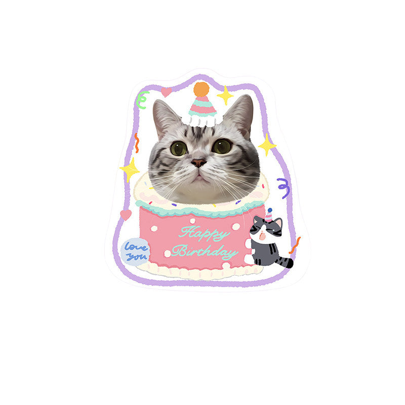 The Shaped Portrait – Cartoon Pet Rug In Your Pet's Shape.