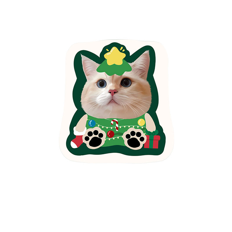 The Shaped Portrait – Cartoon Pet Rug In Your Pet's Shape.