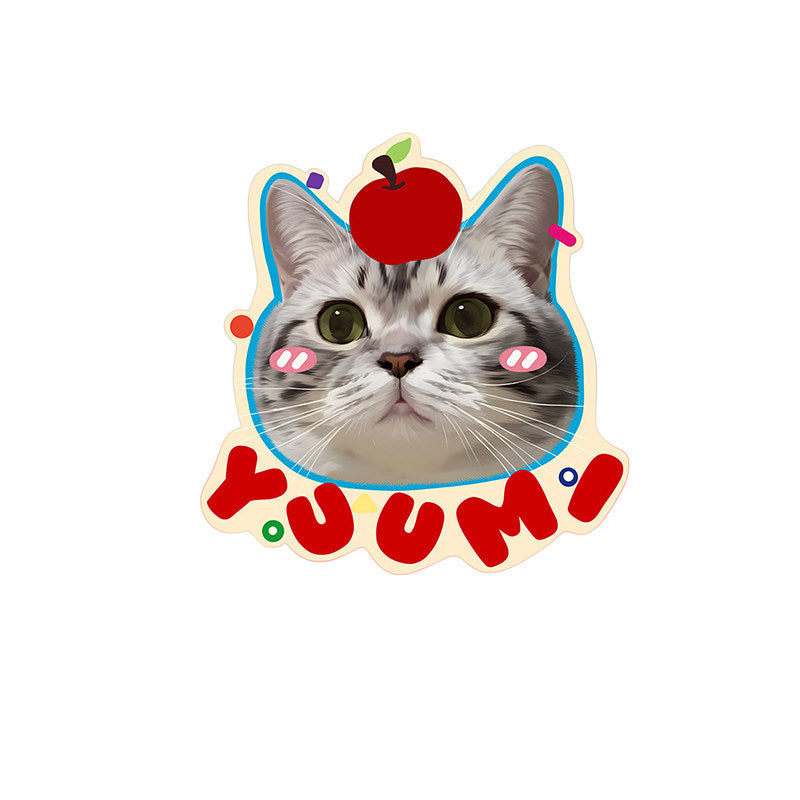 The Shaped Portrait – Cartoon Pet Rug In Your Pet's Shape.