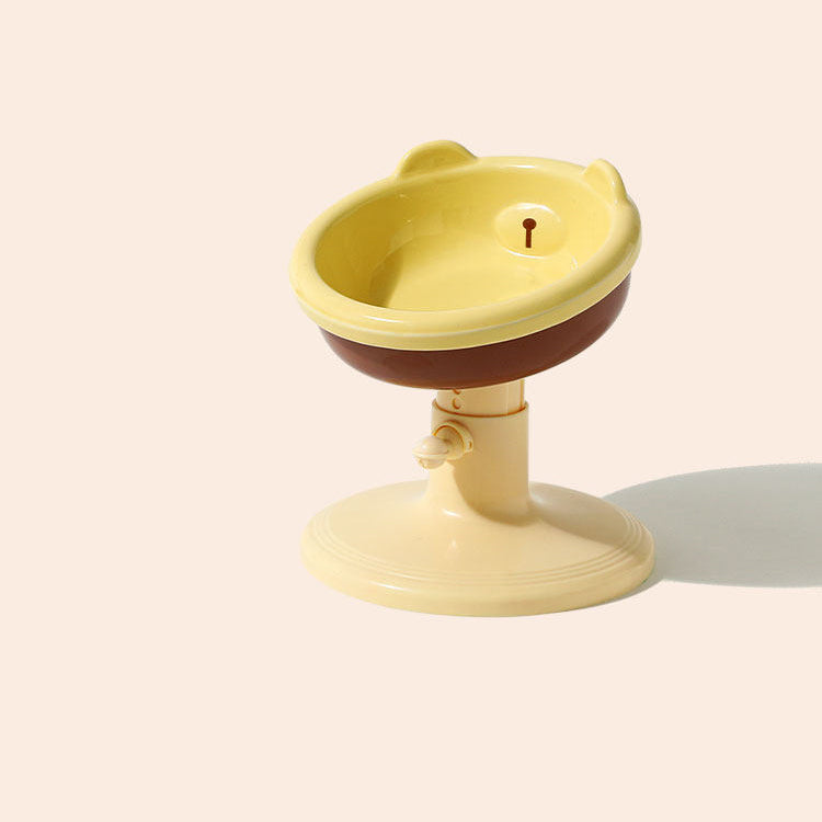 The Ergo Bowl – Adjustable Ceramic Pet Bowl, Anti-Tip & Neck-Friendly.