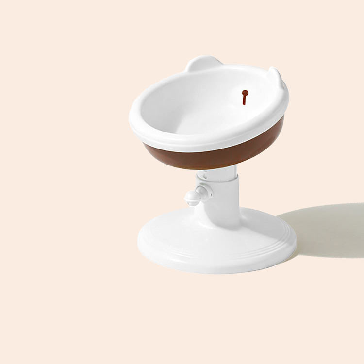 The Ergo Bowl – Adjustable Ceramic Pet Bowl, Anti-Tip & Neck-Friendly.