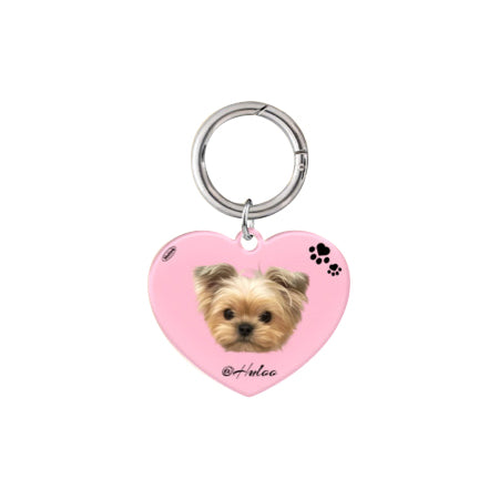 The ID Tag:Custom Dog & Cat Heart Charm